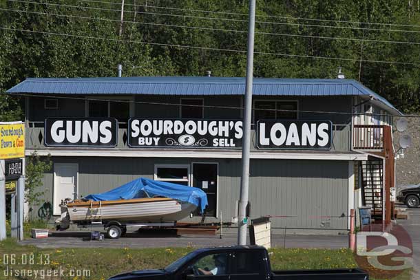 There were a lot of references to sourdough all around Alaska.. but no good sourdough bread places that we came across!