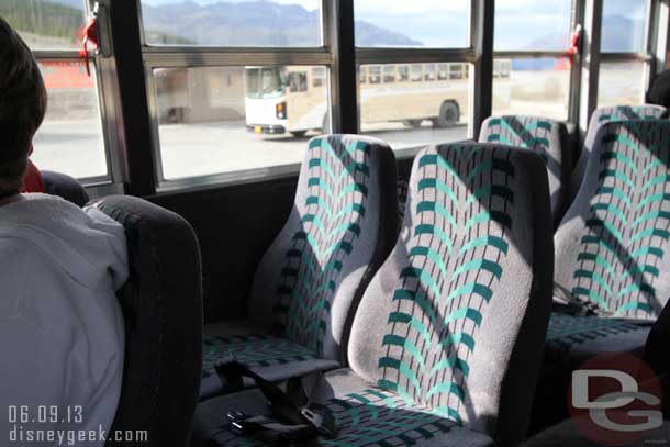 If you were curious here is the inside of the bus.