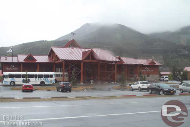 One last look at our lodge as we pulled away.