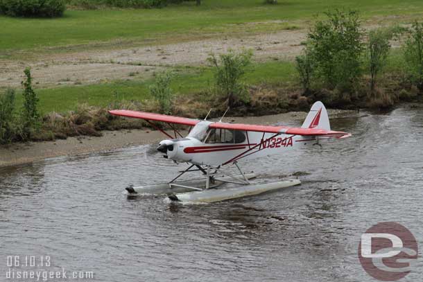 The pilot demonstrated taking off and landing a couple of times.