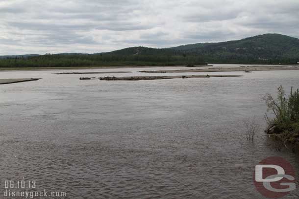 We turned around where the river joined another.