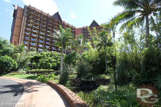 Time to walk toward the lobby.