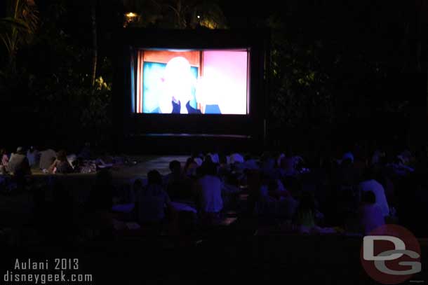 On select nights they do movies under the stars on the Halawai Lawn.