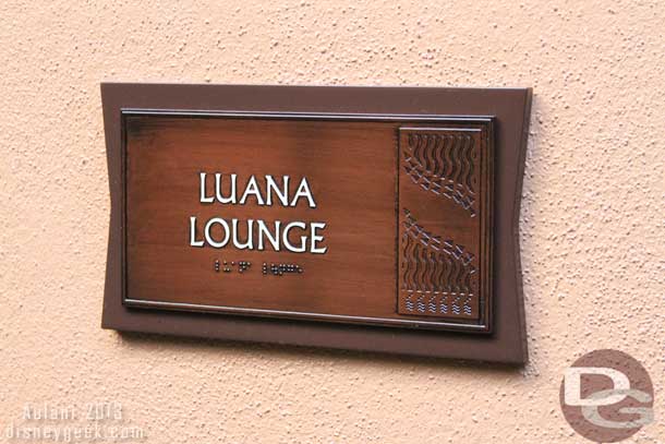 Next door is the Luana Lounge which is the late checkout lounge as well as a place to access a computer if needed.