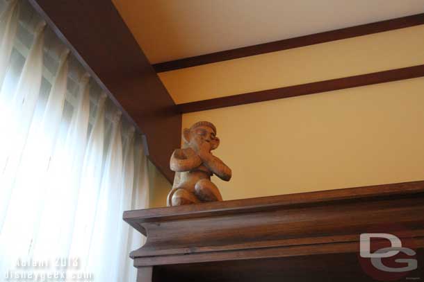 While in the lounge be sure to look around there are a couple of Menehune too.