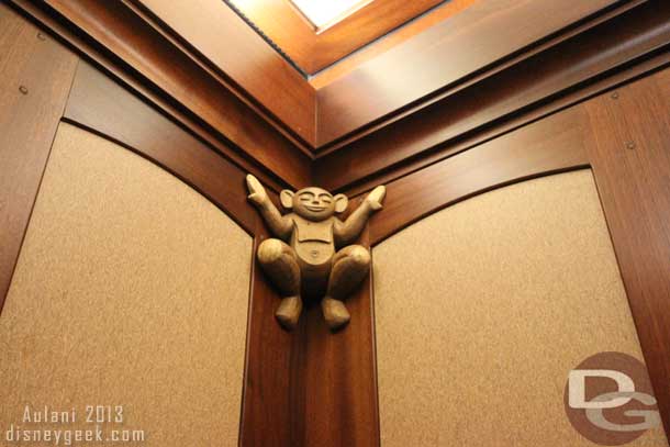 There are also Menehune in some of the elevators.