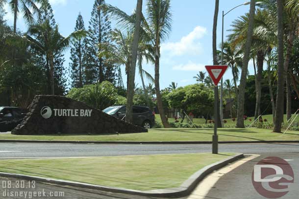 Passing by Turtle Bay