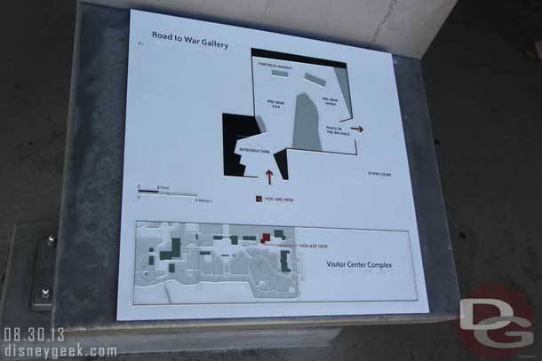 A map of the complex and gallery.