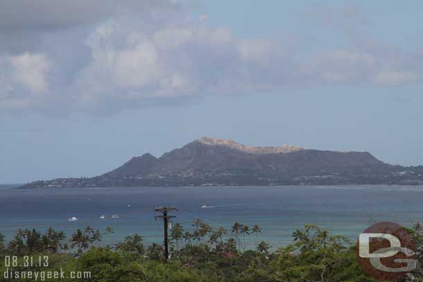 Looking back at Diamond head as we round Maunalua Bay