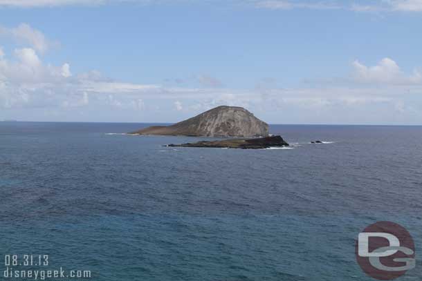 A better view of Rabbit Island.