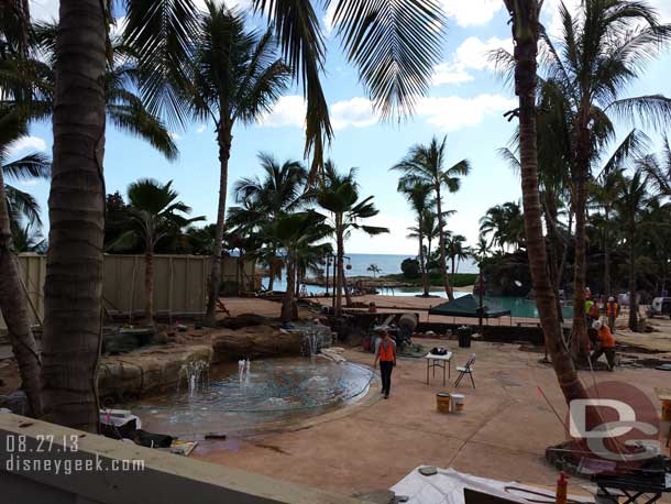 All the way on the left is Keiki Cove, which was being tested this afternoon.