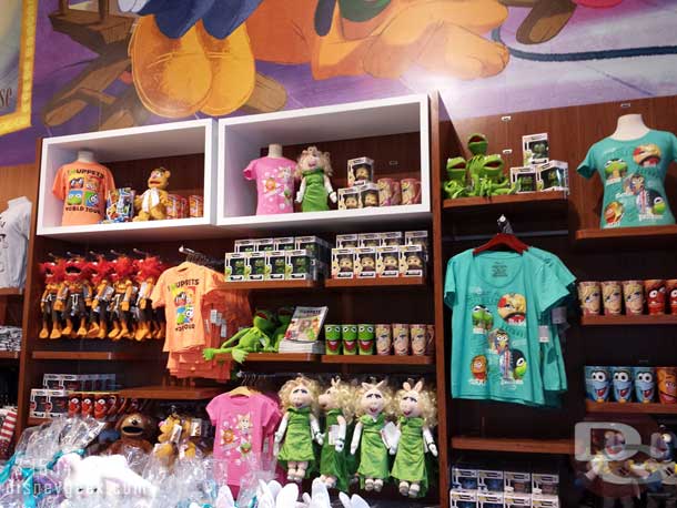 Some of the Muppet Merchandise.