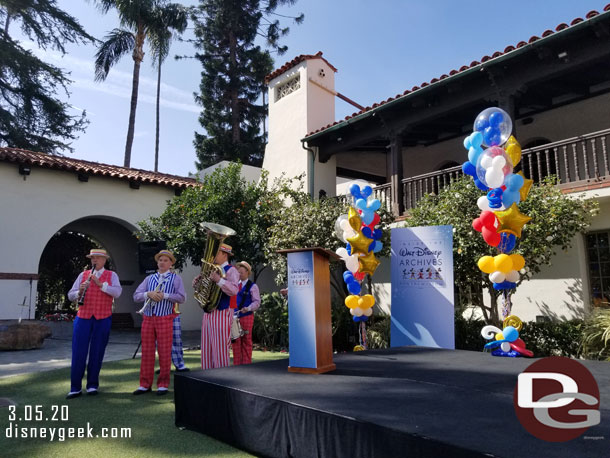 The Straw Hatters from Disneyland provided music for the event.