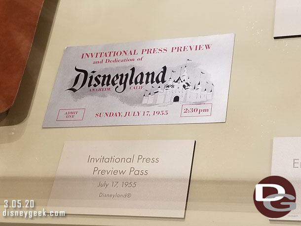 Disneyland Press Preview Pass