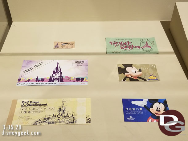 A look at park tickets from different eras and parks around the world.