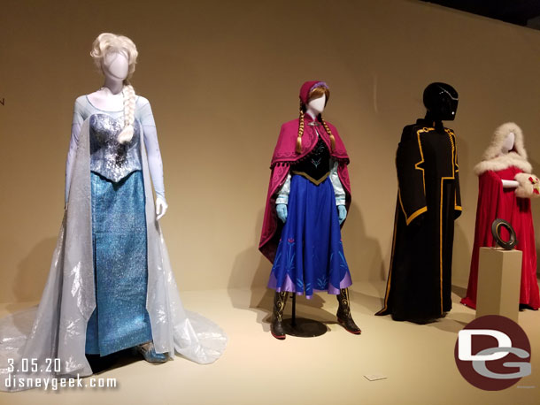 Frozen costumes from the parks