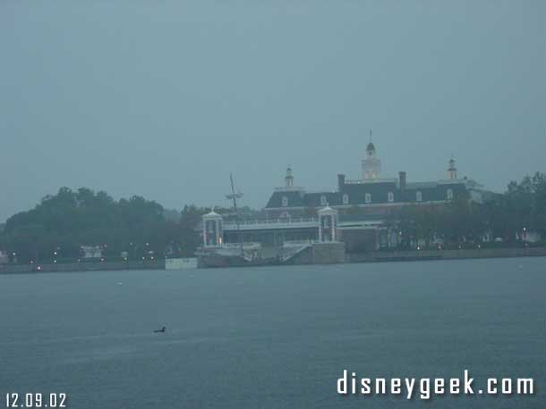 We spent most of the morning in the lake at EPCOT.