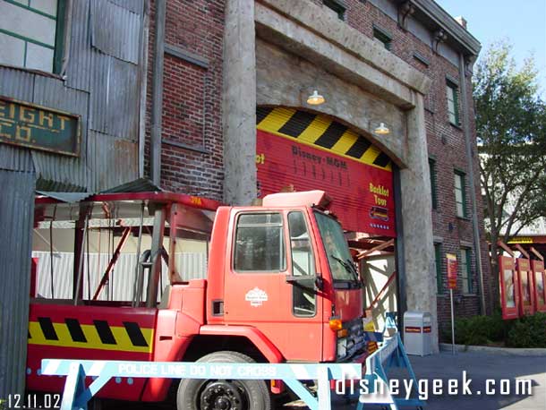 The backlot tour entrance