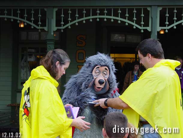 It was great to see the Country Bears out.