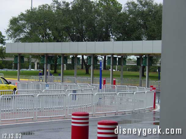 The EPCOT bus area.