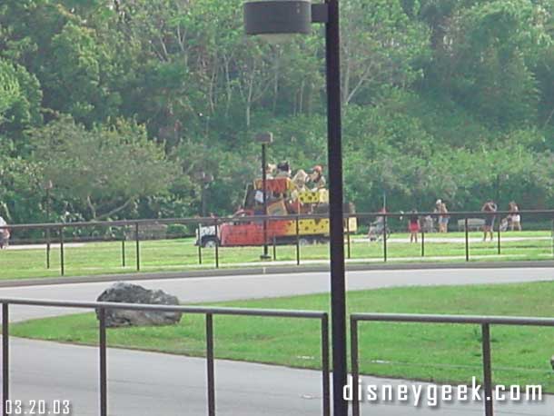 After checkin it was off to Animal Kingdom.  Some characters were out greating guests.