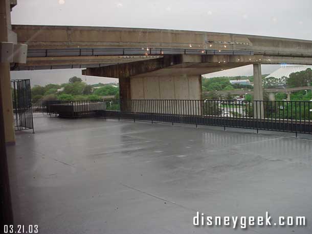 A couple shots from the observation area on the concourse level.