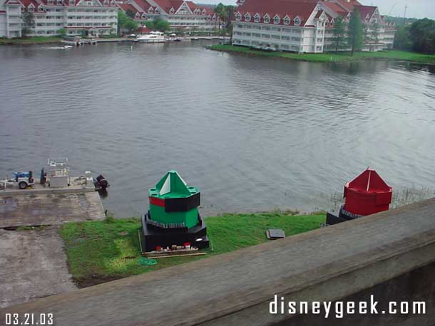 They are redoing the MK ferry docks.  Here is the equipment off to the side.