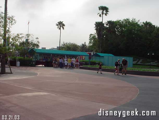 Well we have been to the Animal Kingdom, EPCOT, and the Magic Kingdom, so that leaves the Studios.  Here are their security areas, and they were up and running.