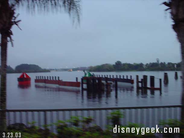 A couple better shots of the still under construction ferry dock at the MK.