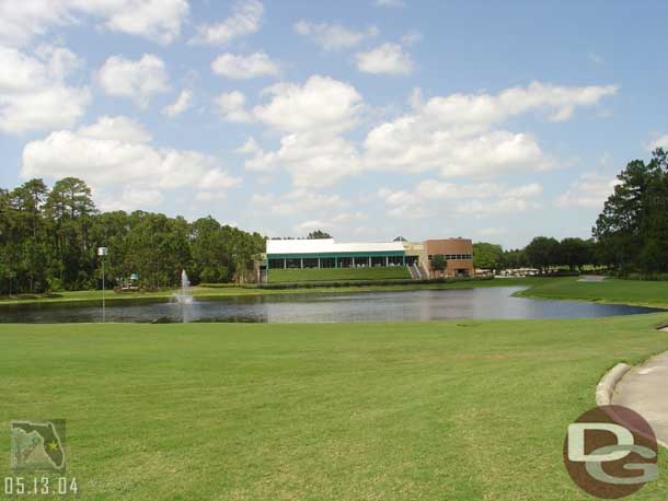 Approaching the Club house on 18