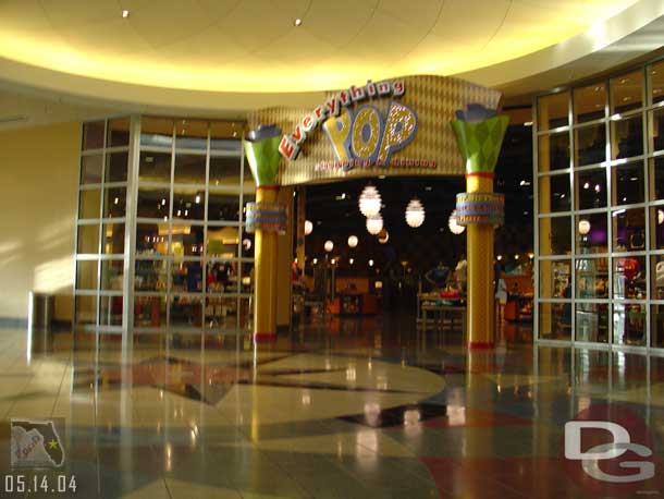 A couple shots of the lobby area of Pop Century