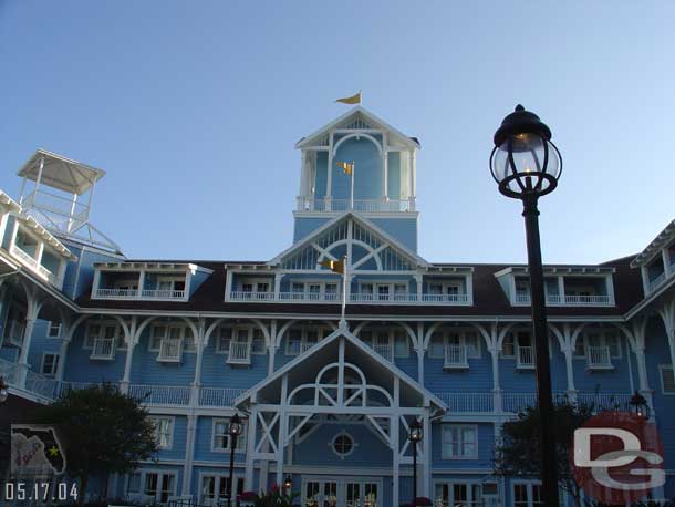 We start off our day at the Beach Club Resort, waiting for everyone before heading to EPCOT