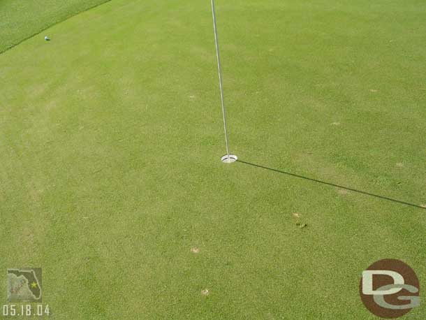 That close to the hole, not my ball unfortunately.