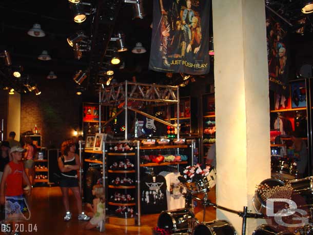 The gift shop area