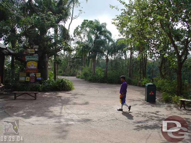 The walkway past Expedition Everest was closed due to construction.. it reopened later in the week.