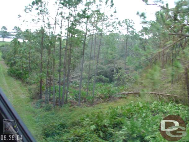 Now a look from the monorail on the way from EPCOT to the TTC