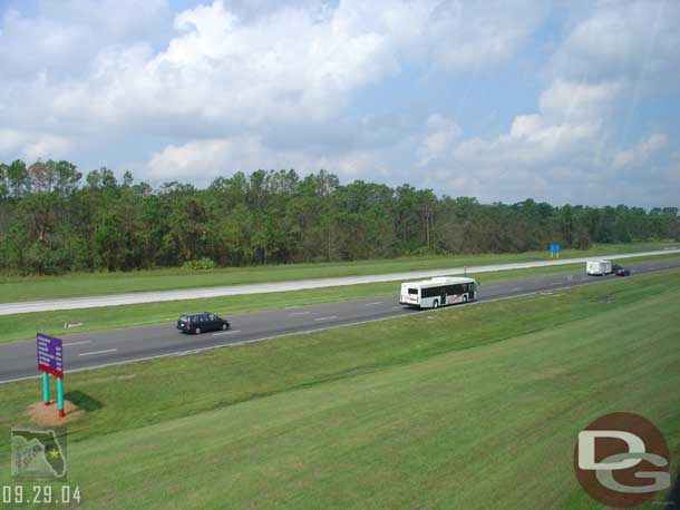 No visible damage along the road