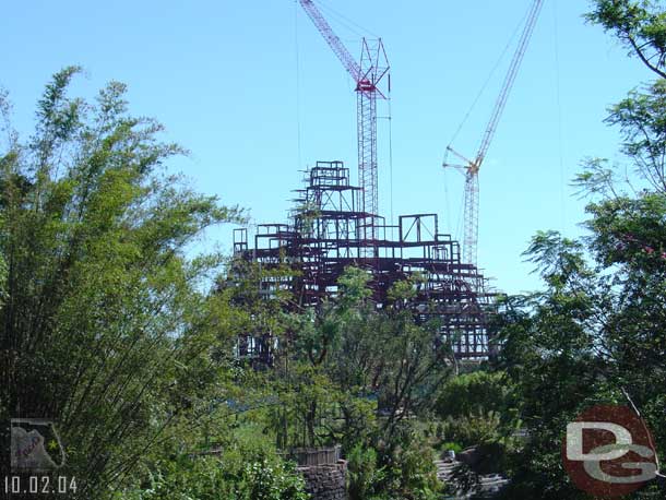 The walkway to Everest was still closed