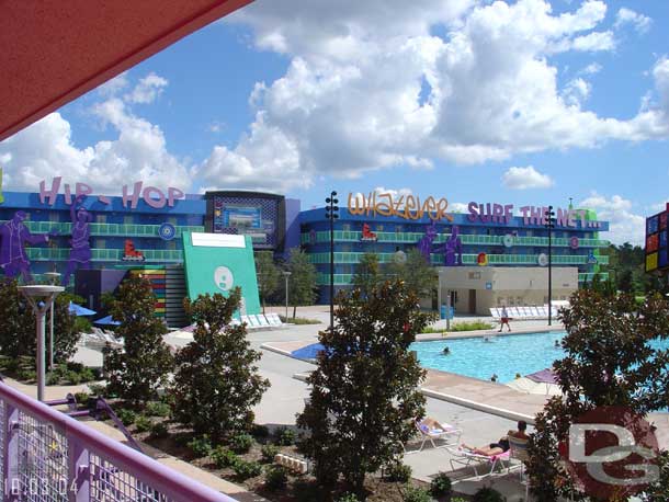 One of the Pop Century pools