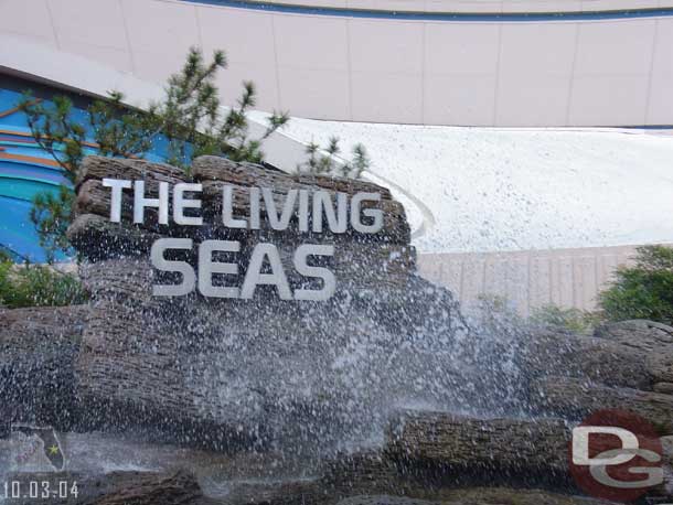 Same out at the Living Seas