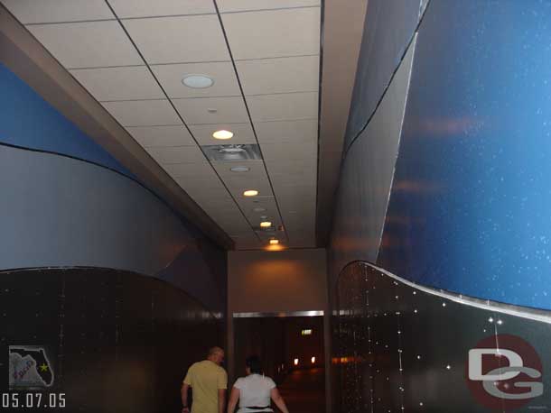 The exit walkway