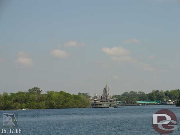 It looks so far across the Seven Seas Lagoon