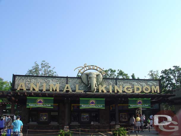 First stop of the day Animal Kingdom