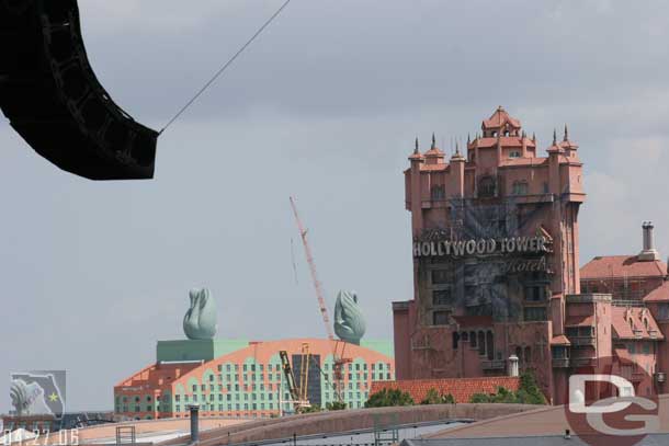 Tower of Terror and the Swan Hotel in the distance