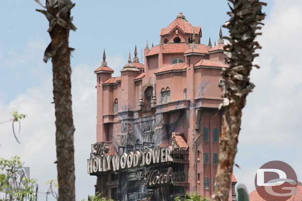 Just liked the framing of Tower between the Palm trees