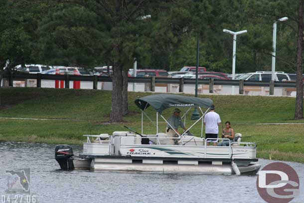 Spotting this fishing excursion while we waited for the Friendship launch