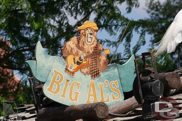 Just liked the sign.. Big Al is one of my favorite characters.