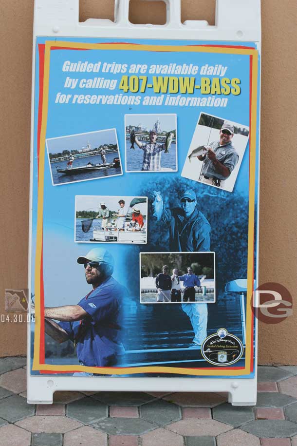 An ad for the fishing trips