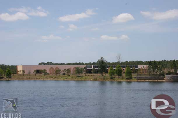 A look across Hourglass Lake.. no progress or signs of life over there