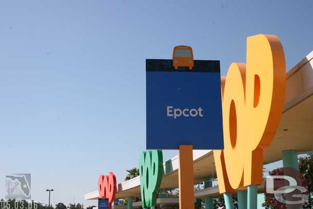 Since the MK line was long (at least three busses), we opted to go to EPCOT and then to the MK